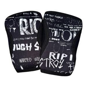 Aeolos knee sleeves support black crossfit powerlifting size small